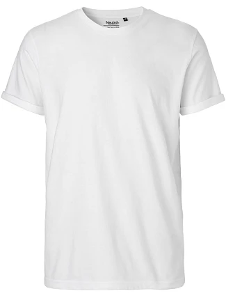 Neutral O 60012 Pánské bio tričko s ohrnutými rukávy 77.6012 white Neutral O 60012 Pánské bio tričko s ohrnutými rukávy 77.6012 white