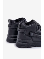 Pánské Tenisky Z Eko Kůže Big Star OO174004 Černé Pánské Tenisky Z Eko Kůže Big Star OO174004 Černé