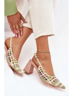 Sandály na podpatku model 214085 Step in style Sandály na podpatku model 214085 Step in style