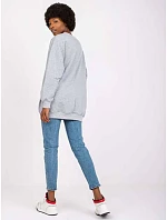Dámská mikina oversize College grey melange (7649) Dámská mikina oversize College grey melange (7649)