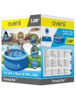 ROZŠIŘITELNÝ BAZÉN S NAFUKOVACÍ PŘÍRUBOU 300X76CM 17793