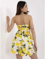 Šaty MI SK 23708.60 ecru Šaty MI SK 23708.60 ecru