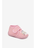 Dětské bačkory na suchý zip – růžové Katline Dětské bačkory na suchý zip – růžové Katline