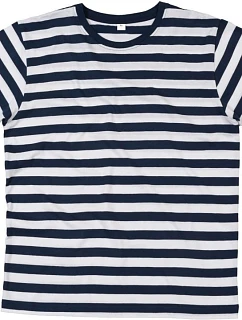 Mantis M 109S Pánské pruhované tričko 70.109S navy/white