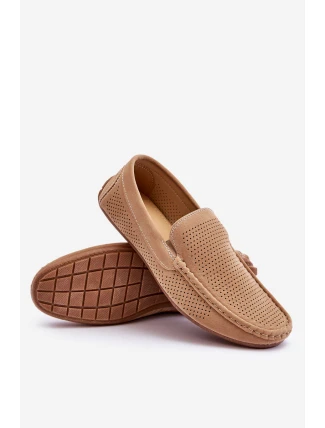 Pánské klasické semišové mokasíny Béžove Felixo Pánské klasické semišové mokasíny Béžove Felixo
