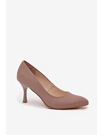 Dámské lodičky Zazoo 1070 Taupe Dámské lodičky Zazoo 1070 Taupe