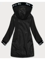 Tenká černá dámská bunda s ozdobnou lemovkou (B8145-1) Tenká černá dámská bunda s ozdobnou lemovkou (B8145-1)