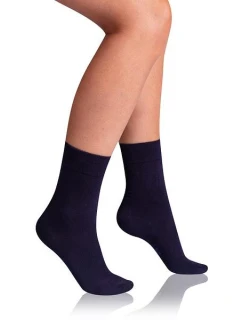 Dámské bambusové ponožky BAMBUS LADIES COMFORT SOCKS - BELLINDA - tmavě modrá