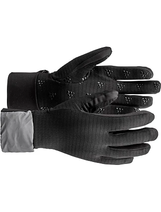 Craft Corporate Essence Hybrid Glove Tréninkové rukavice „2 v 1“ 81.6635 black/silver Craft Corporate Essence Hybrid Glove Tréninkové rukavice „2 v 1“ 81.6635 black/silver