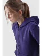 Dámská Mikina S Kapucí Rozepínací Bavlněná 4F Šedá 4FWMM00TSWSF1467-27M Dámská Mikina S Kapucí Rozepínací Bavlněná 4F Šedá 4FWMM00TSWSF1467-27M