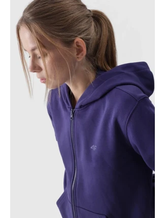 Dámská Mikina S Kapucí Rozepínací Bavlněná 4F Šedá 4FWMM00TSWSF1467-27M Dámská Mikina S Kapucí Rozepínací Bavlněná 4F Šedá 4FWMM00TSWSF1467-27M