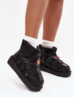 Dámské sněhule na platformě DFranklin DFSH370020 Černé