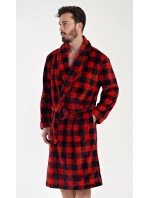 Pánský župan se šálovým límcem Kostka