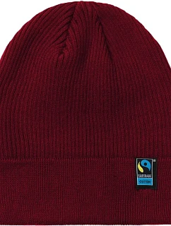 Neutral O 93056 Pletená bio fairtrade čepice 77.9356 bordeaux