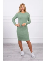 Svetr Šaty pruhované tmavě mátové