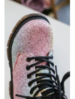 Dětské Brokatové Botky Oceněné Suwakiem Multikolor Saussa