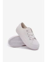 Dětské Šněrovací Boty Big Star RR374009 Bílé