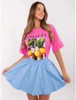 Sukně MI SD 2547.24 světle modrá