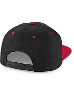 Beechfield B 610C 5 panelová Snapback kontrastní kšiltovka 53.610C black/classic red