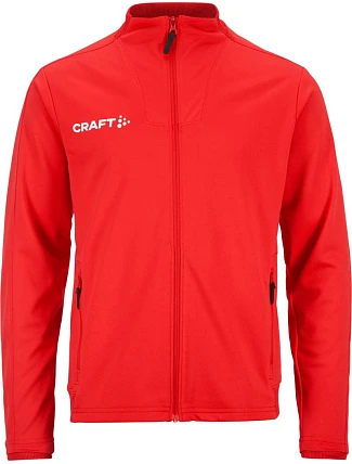 Craft Teamwear Evolve 2.0 Full Zip Jacket Jr Dětská tréninková bunda 82.4763 bright red Craft Teamwear Evolve 2.0 Full Zip Jacket Jr Dětská tréninková bunda 82.4763 bright red