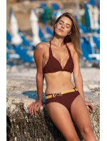 Plavky Lady Madonna hnědé s páskem - Demi Saison Plavky Lady Madonna hnědé s páskem - Demi Saison