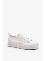 Dámské látkové tenisky bílé Staneva