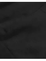 Černý dámský dres - mikina se stojáčkem a kalhoty (8C70-3)