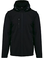 Kariban K 422 Unisex 3-vrstvá softshellová bunda s kapucí 20.K422 black