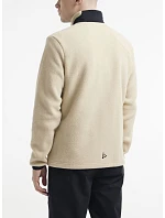 Craft Corporate ADV Pile Fleece Jacket M Pánská fleecová bunda Sherpa 81.2220 ecru/black