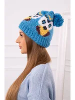 Dámská čepice Owl K340 tyrkysová Dámská čepice Owl K340 tyrkysová