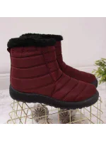 Dámské nepromokavé sněhové boty 9SN26-1467 EVE181C Vínová - NEWS Dámské nepromokavé sněhové boty 9SN26-1467 EVE181C Vínová - NEWS