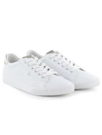 Dámské nízké tenisky ažurové z eko kůže bílé Big Star TT274020