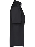 Daiber JN 643 Popelínová business halenka s krátkým rukávem 02.0643 black Daiber JN 643 Popelínová business halenka s krátkým rukávem 02.0643 black