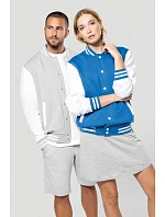 Kariban K 497 Unisex college bunda "Teddy" 20.K497 light royal/white Kariban K 497 Unisex college bunda "Teddy" 20.K497 light royal/white