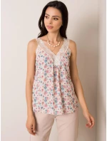 Dámský top D50016F11003A světle béžový