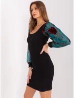 Šaty RV SK 7353.10x černá Šaty RV SK 7353.10x černá