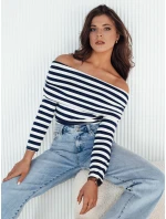 Bílo-modrá halenka CLIERS FashionStreet RY2376