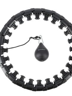 HMS HHW01 obruč s výstupky a závažím černá