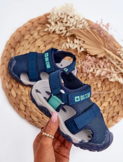 Dětské sandály Na suchý zip Big Star NN374236 modré