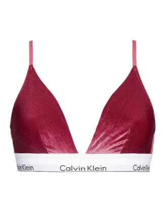 Dámská nevyztužená podprsenka Unlined Triangle QF5508E-2XV - Calvin Klein