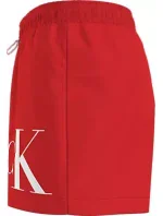 Pánské plavky SHORT DRAWSTRING KM0KM00967 XM9 červvené - Calvin Klein