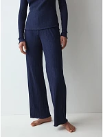 Versatile Rib Straight Trousers - Blue - TRIUMPH Blue - TRIUMPH Versatile Rib Straight Trousers - Blue - TRIUMPH Blue - TRIUMPH