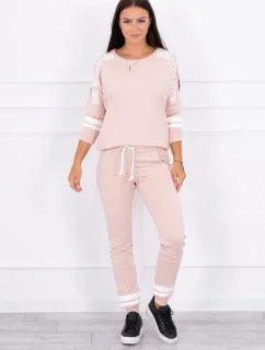 Girl Revolution set tmavě pudrově růžový