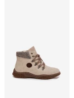 Zateplené boty Traperky Dámské Světle béžové Zenaya