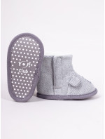 Yoclub Chlapecké boty na suchý zip OBO-0196C-6600 Grey