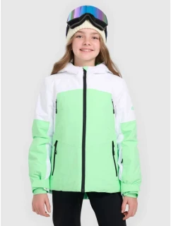 Dívčí membránová lyžařská bunda 8000 4F 4FJRAW25TTJAF1037-42N