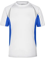 Daiber JN 391 Pánské běžecké tričko 02.0391 white/royal Daiber JN 391 Pánské běžecké tričko 02.0391 white/royal