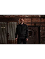 Daiber JN 864 Pánská pracovní fleece bunda 1/2 zip - Strong 02.0864 carbon melange/black Daiber JN 864 Pánská pracovní fleece bunda 1/2 zip - Strong 02.0864 carbon melange/black