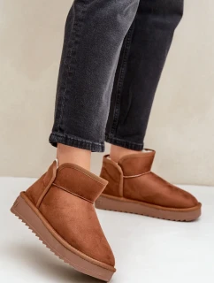 Dámské sněhule na platformě D.Franklin DFSH370010 Hnědé