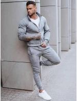 Pánská mikina na zip s kapucí antracitová FashionStreet BX4111z